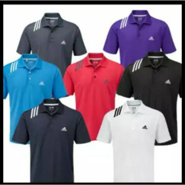 Polo Shirt Kaos Kerah Baju Adidas