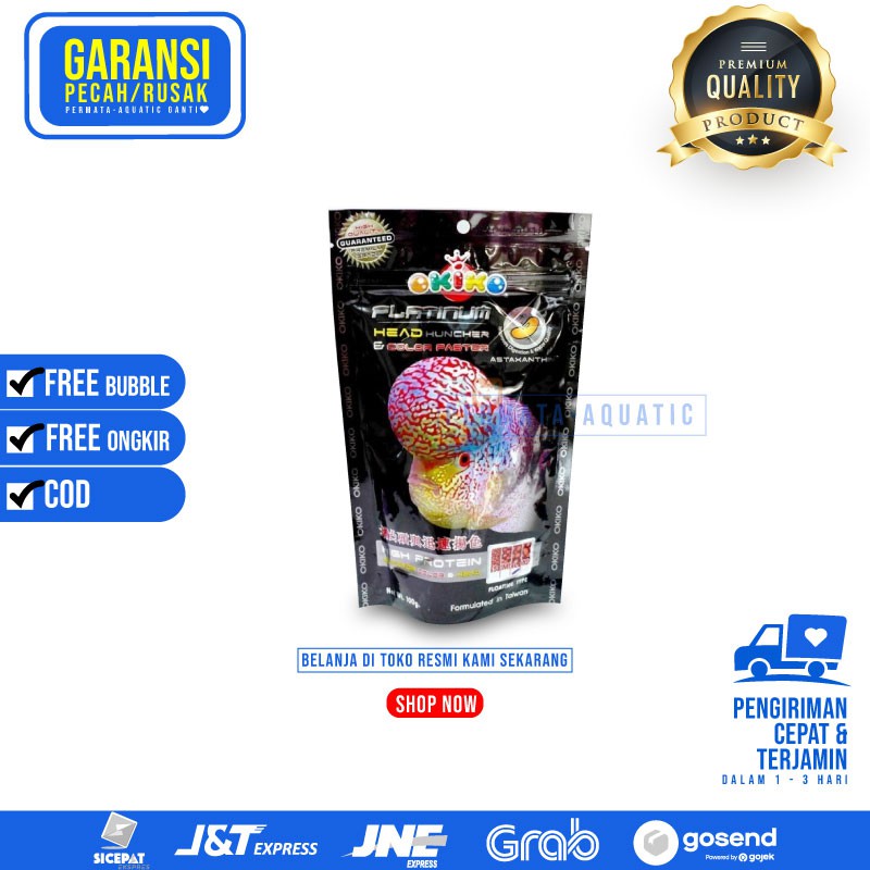 

Pakan Ikan Lohan Murah Okiko Platinum Pakan Ikan Lohan Okiko Platinum ORIGINAL THAILAND