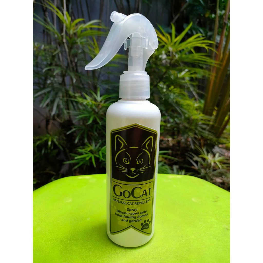 GoCat Spray Pengusir kucing 250 ml cegah kucing buang kotoran sembaranga, usir kucing liar, isi lebih banyak lebih tahan lama murah dan ampuh