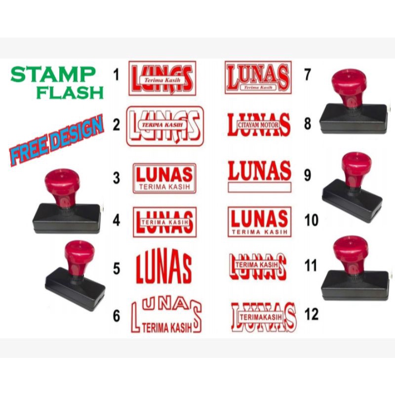 

STEMPEL WARNA LUNAS