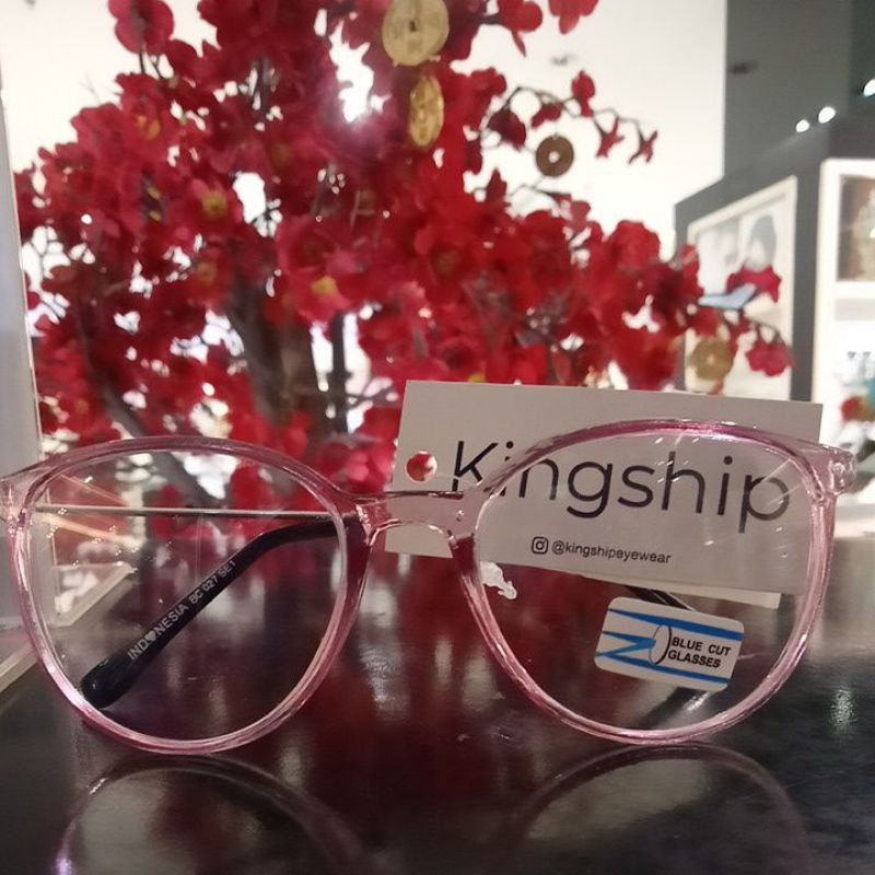 Kingship parson purple Clear Kacamata wanita