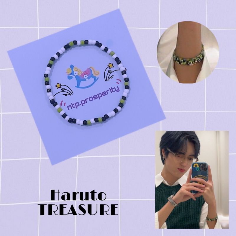 Treasure (Haruto) Beads Bracelet / Gelang idol korea