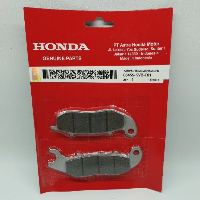 DISPAD DEPAN KAMPAS REM DEPAN VARIO LAMA CRF 150 KVB