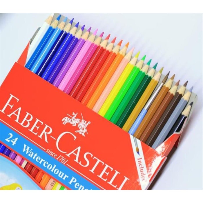 

Spesial Pensil Warna Faber Castell Watercolour 24 Gilaa!!!