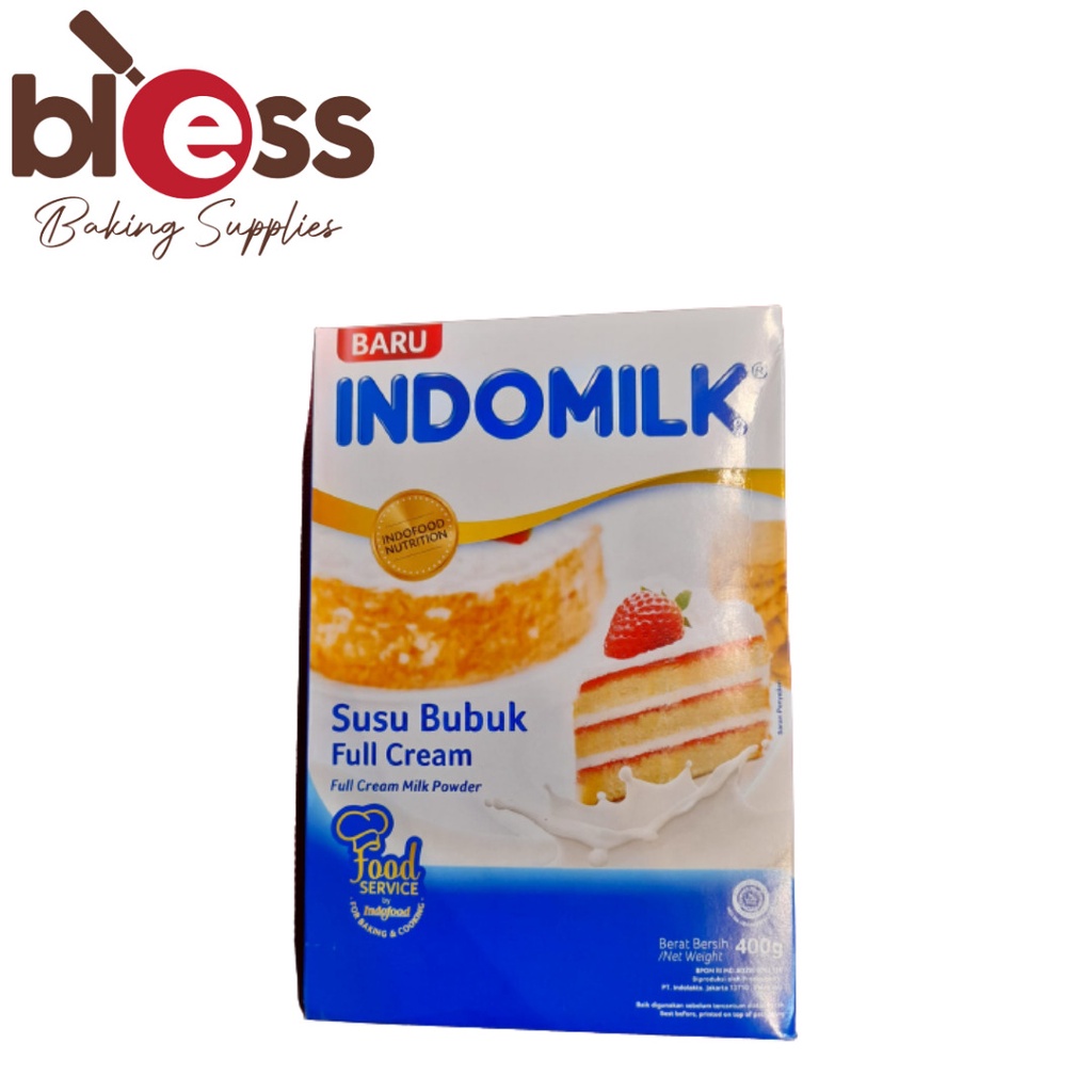 

INDOMILK FULLCREAM 400 GR (KEMASAN) / SUSU BUBUK INDOMILK / MILK POWDER