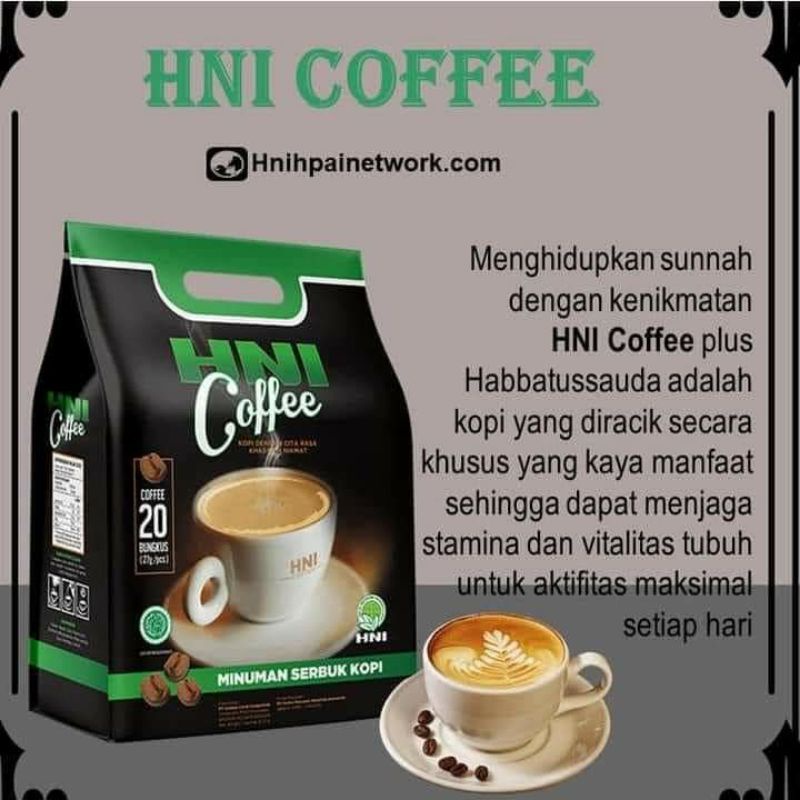 

( COD ) HNI Coffee isi 20 sachet HNI/HPAI
