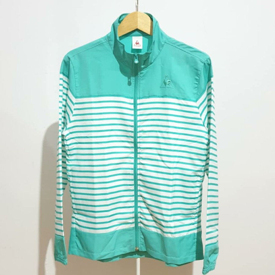 Le Coq Sportif Original Green Tosca Tracktop Jacket Jersey Jaket