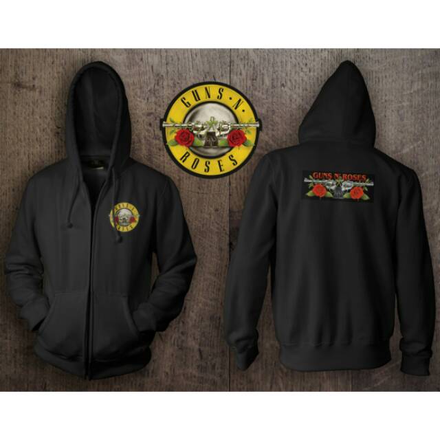 BIG SIZE 3XL 4XL...zipper/sweater/jaket keren BAND MUSIK METAL GUNS N ROSES