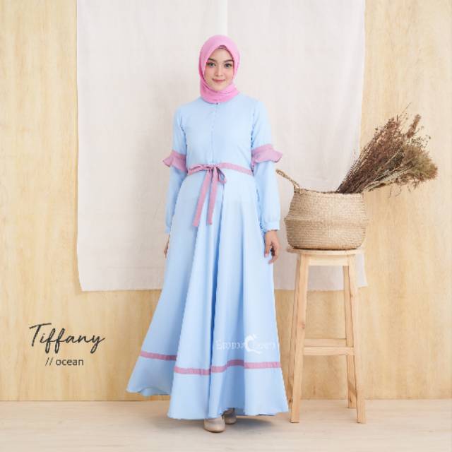 TIFFANY DRESS OCEAN ORI BY EMMAQUEEN - AIRY HIJAB