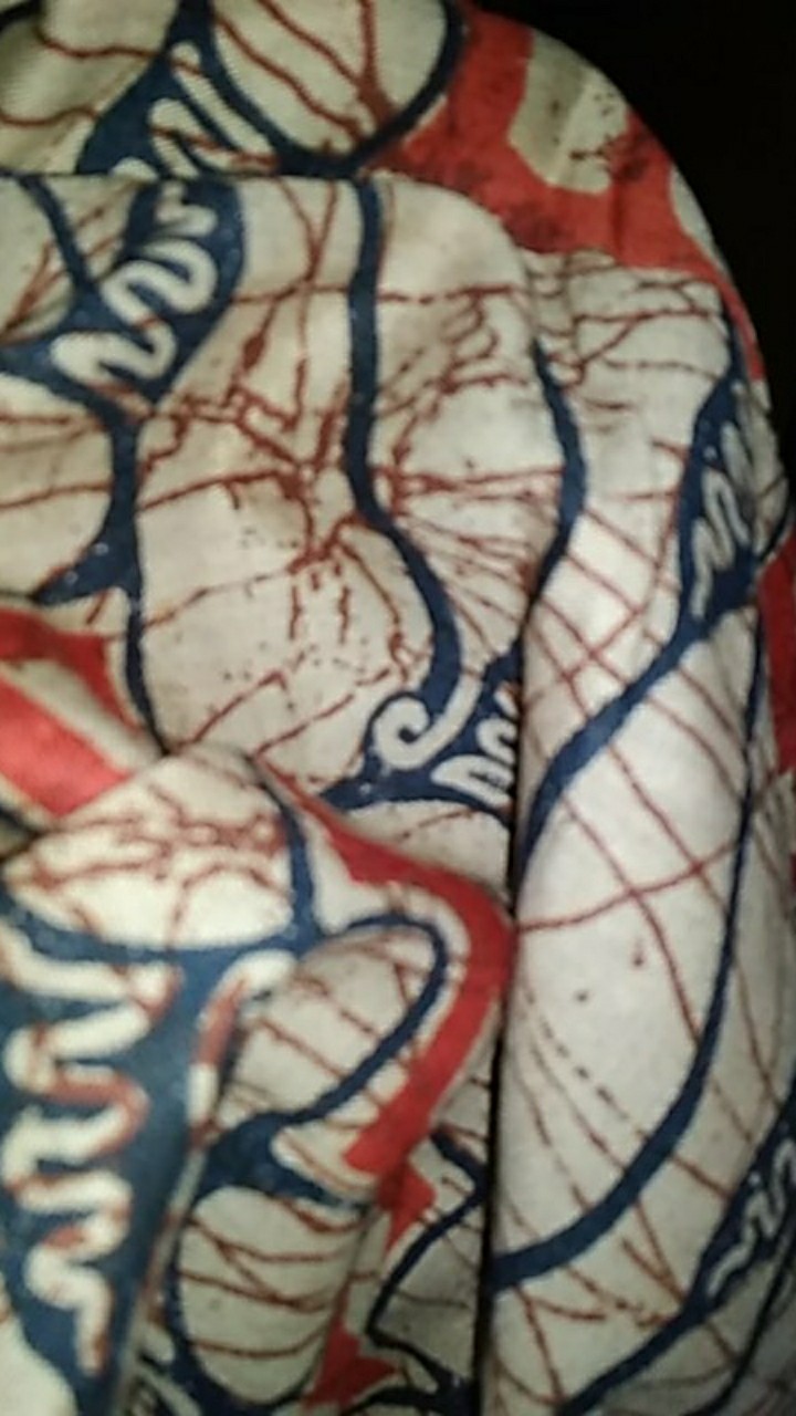 Batik Tunik Shibori Jumputan Terbaru Size M-xl/ Hrb026 Yelbor Navbor / Biru Putih / Original Bel