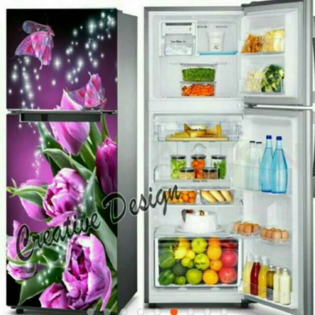 STIKER KULKAS 2 pintu