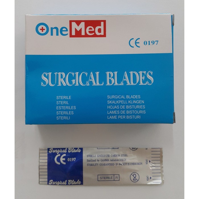 Mata Pisau Bedah No 12 Surgical Blade Bisturi Onemed