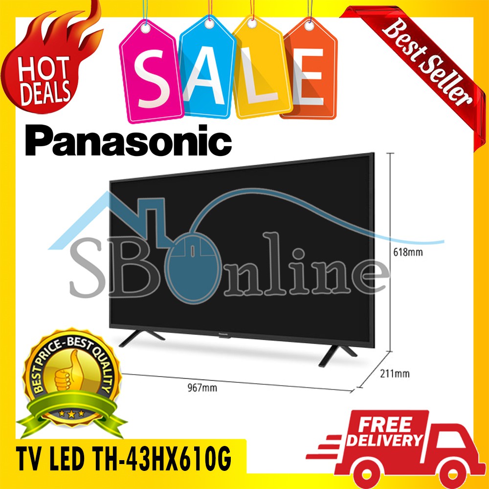 PANASONIC LED TV 43inch TH-43HX610G