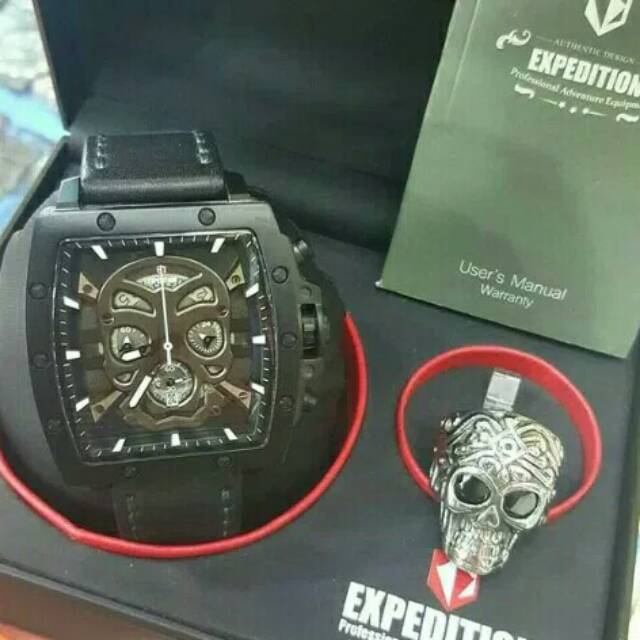 Jam tangan Expedition E6688 tengkorak original limitec edition