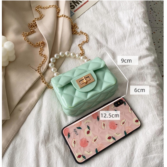 Fashion Pearl Tas Tangan Mini untuk Wanita