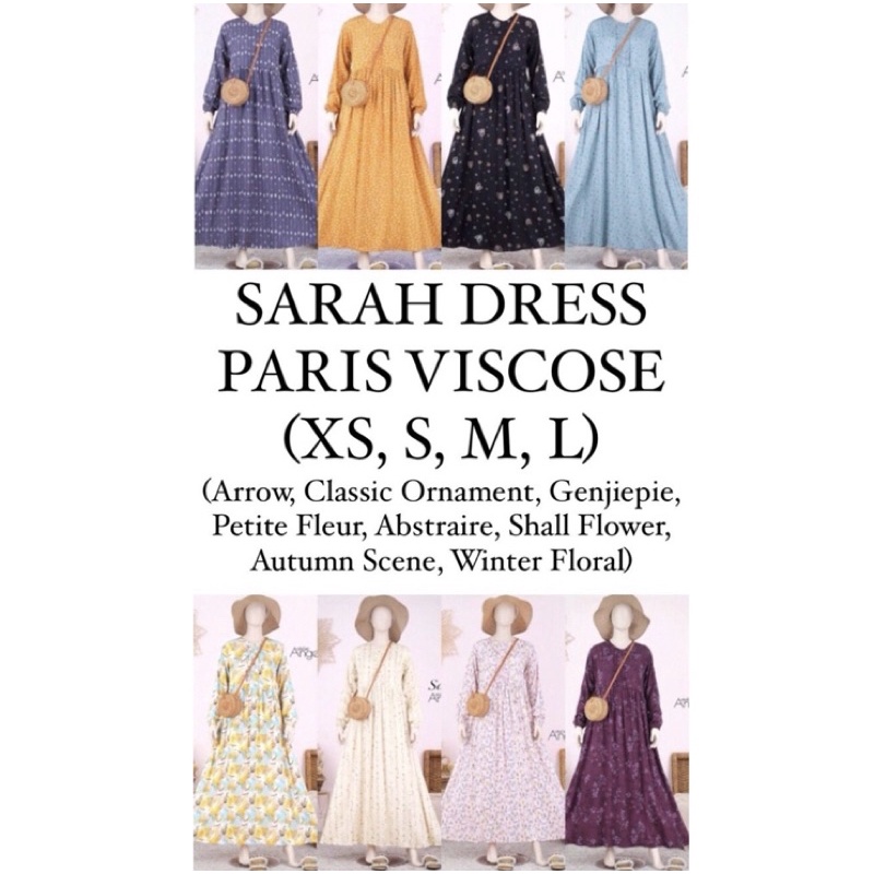 SARAH DRESS WINTER FLORAL BY ATELIER ANGELINA