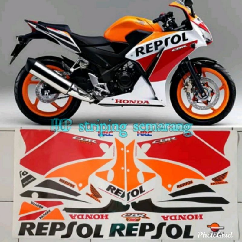 Striping Honda CBR 150 K45 Repsol