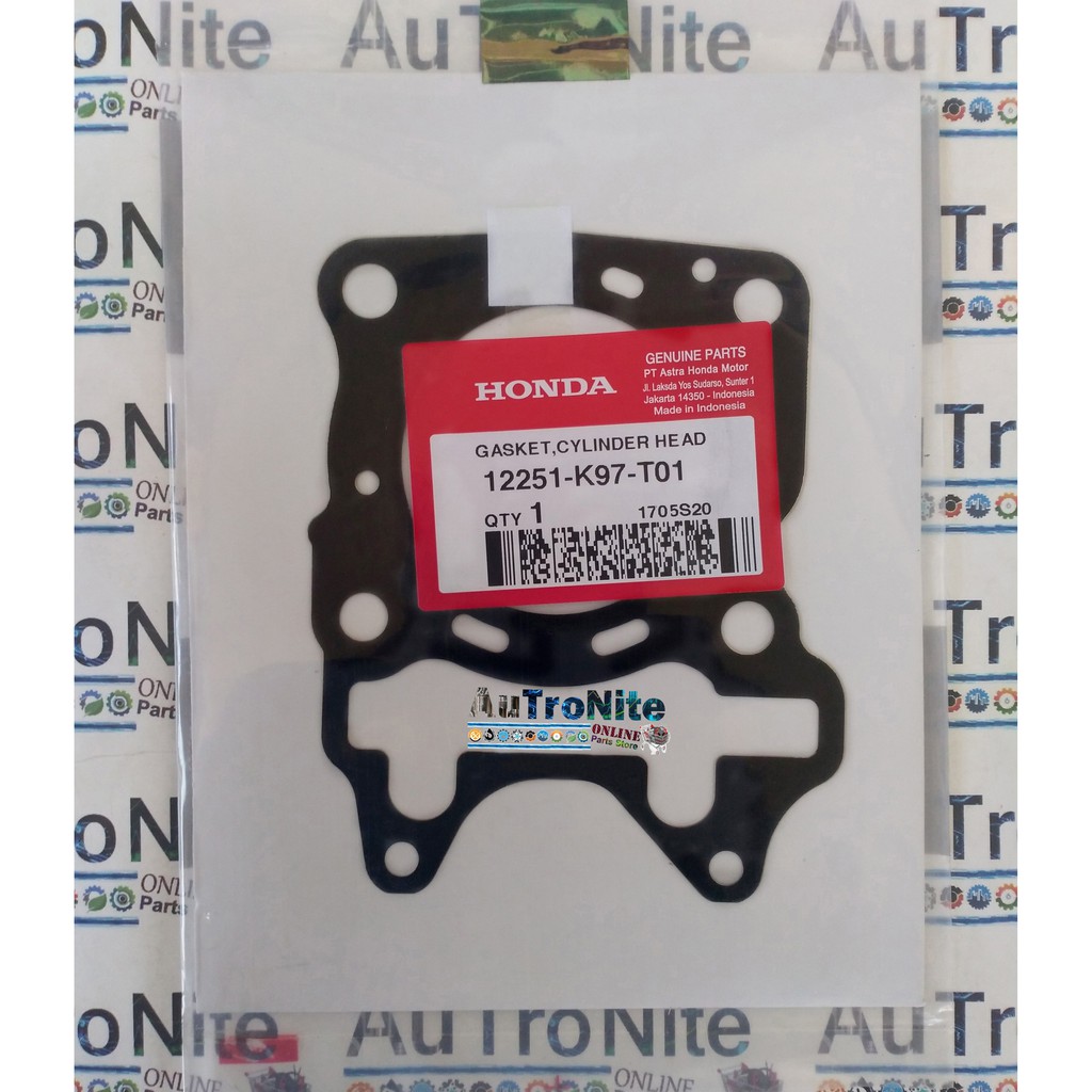 Packing Gasket Blok Cylinder Head 12251-K97-T01 Original Honda ADV PCX Vario 150 Lokal 12251K97T01