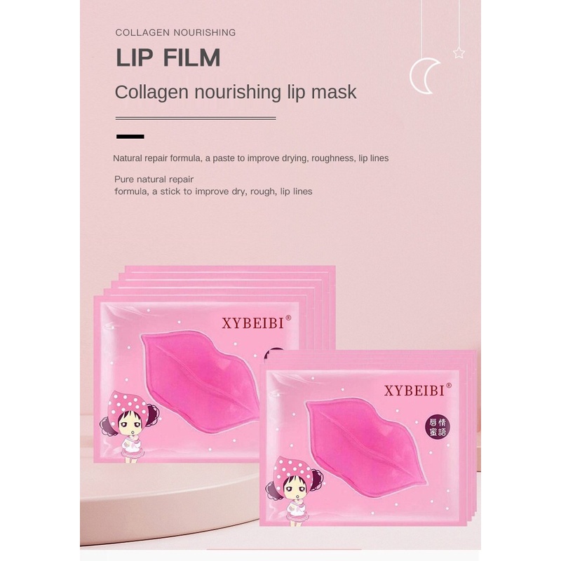 Masker Bibir Xybeibi Collagen Gel Lip Perawatan Pelembab Menghaluskan