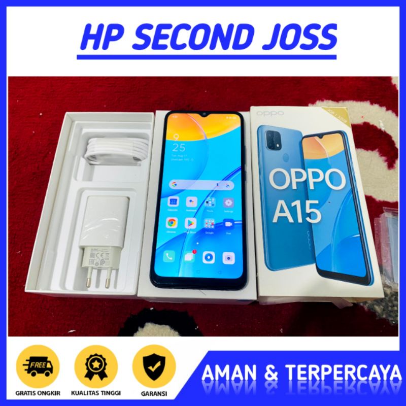 Oppo A15 Ram 3/32 GB Second Bergaransi