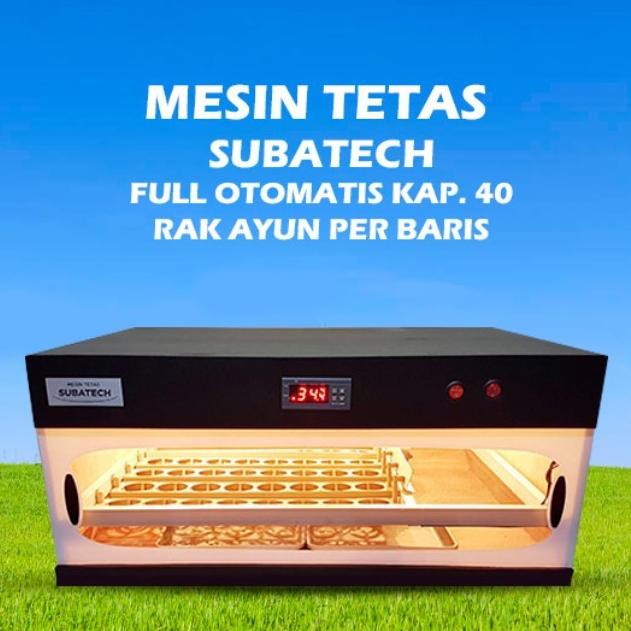 Mesin Tetas Full Otomatis Rak APB Kap. 40 Telur Ayam Bebek Burung