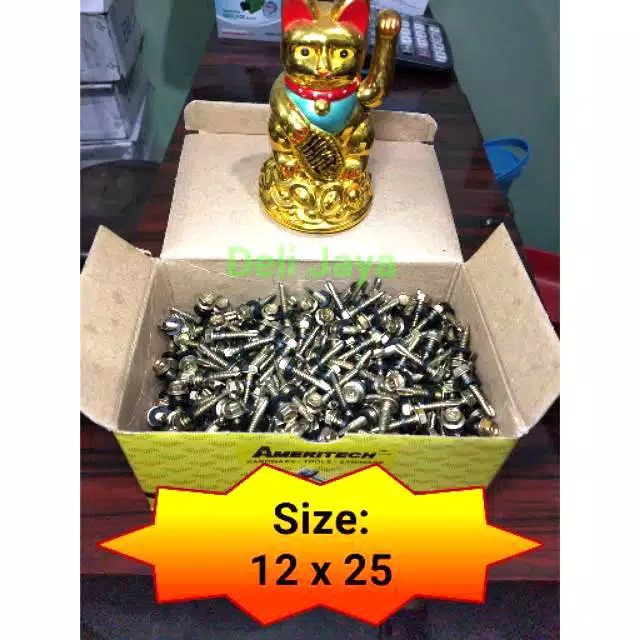 Baut Baja Ringan Baut SDS 25mm