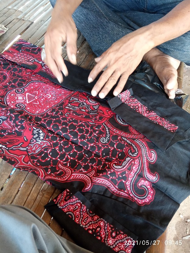 Baju Batik Wayang Kemeja Batik Lengan Pendek Batik Pria Dewasa M L Xl Xxl Katun