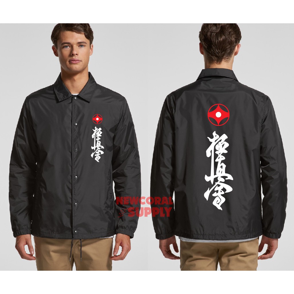 jaket coach windbreaker Karate/ Kyokushin kaikan bahan waterproof kualitas distro termurah