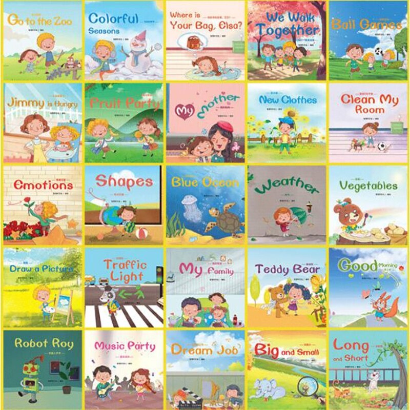 Buku Cerita Anak Import HOT SUMMER Paperback Smart Book Bahasa Inggris dan China