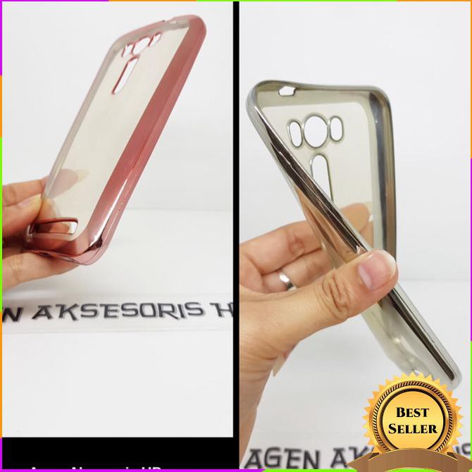 ACC HP SOFT CASE LIST CHROME ZENFONE 2 LASER 5 INC ASUS ZE500KL Z00RD ZE500KG