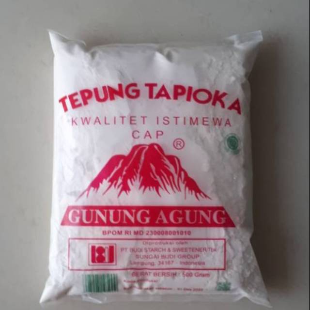 

Tepung Tapioka Cap Gunung Agung 500gr