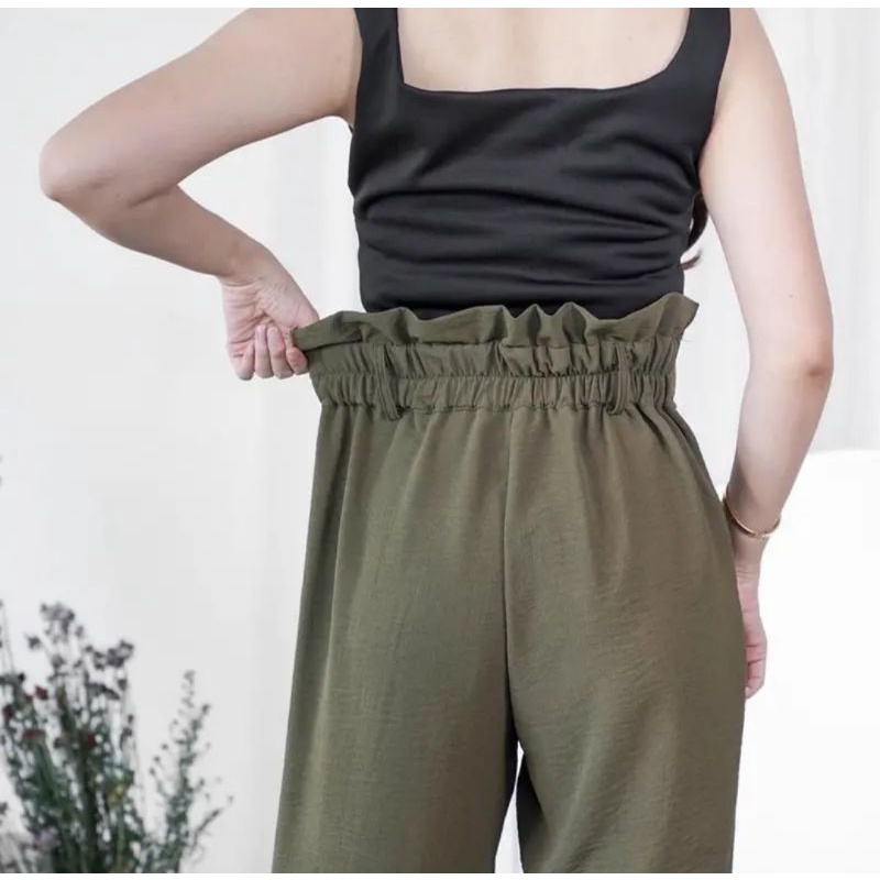 Hipie Loose Pants - Cullote HW Crinkle | Lexa Kulot