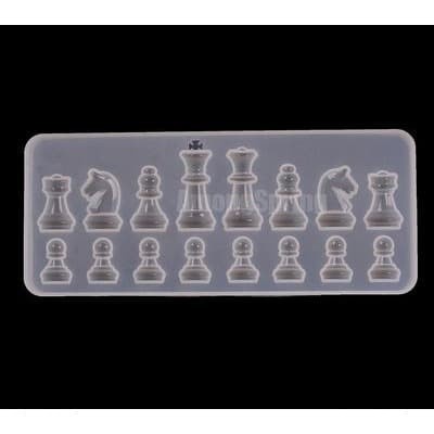 Chess Shape Silicone Mold - Cetakan Resin Bentuk Catur