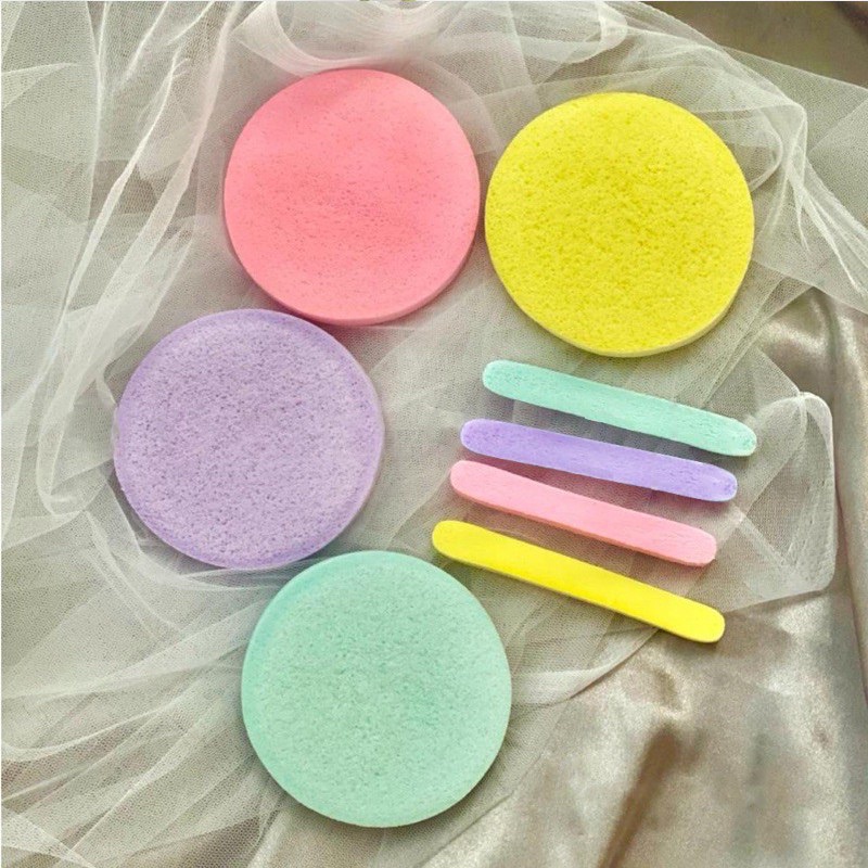 Spon stick facial pembersih wajah masker sponge spons