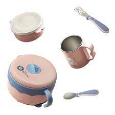 Babycare Water Heat&amp; Cool Bowlset 5in1 Pink