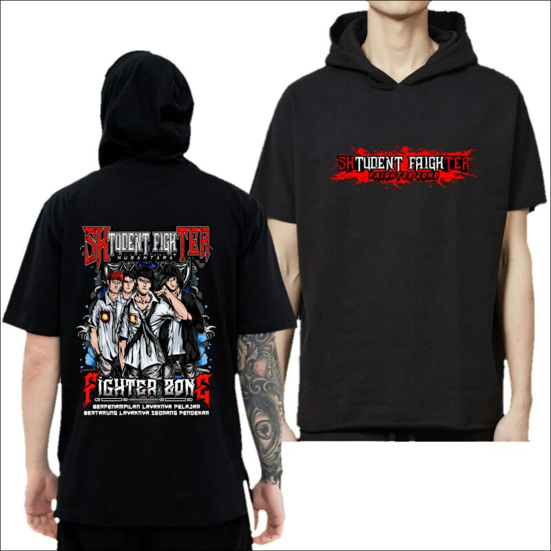 t shirt hoodie psht shtudent fighter
