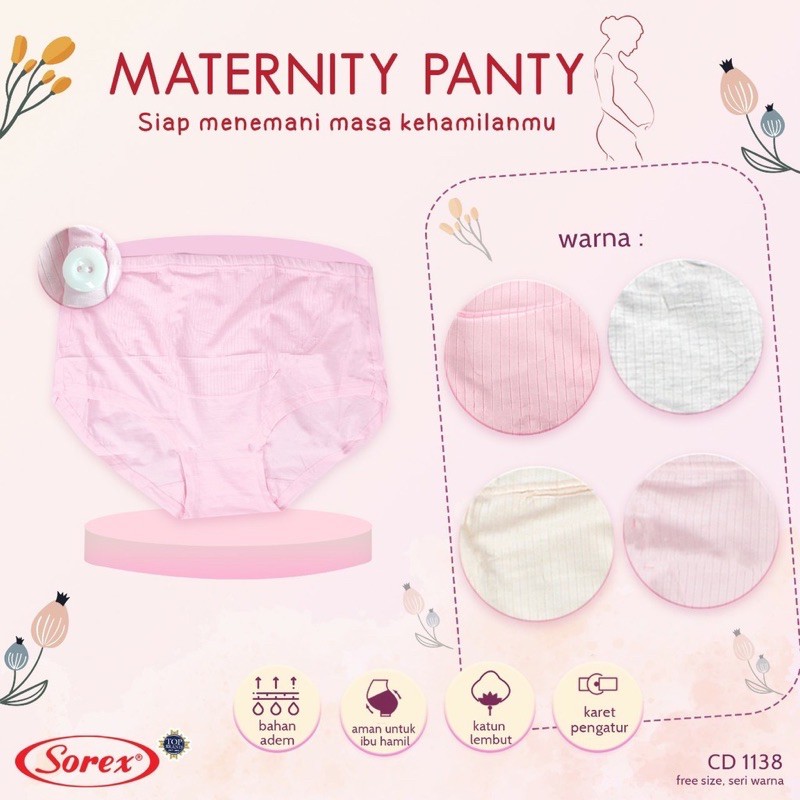 Sorex CD Hamil 1138 - Maternity Panty/Celana dalam hamil /celana ibu hamil