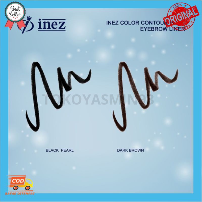 Inez Colour Contour Plus Eyebrow Liner Murah