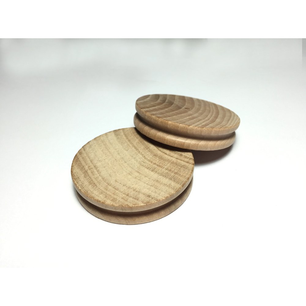 

Wood Slicker Round | edge slicker burnisher | leather tools Disk