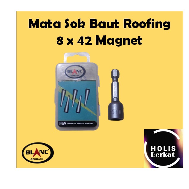 Mata Sok Baut Roofing 8 x 42 Magnet