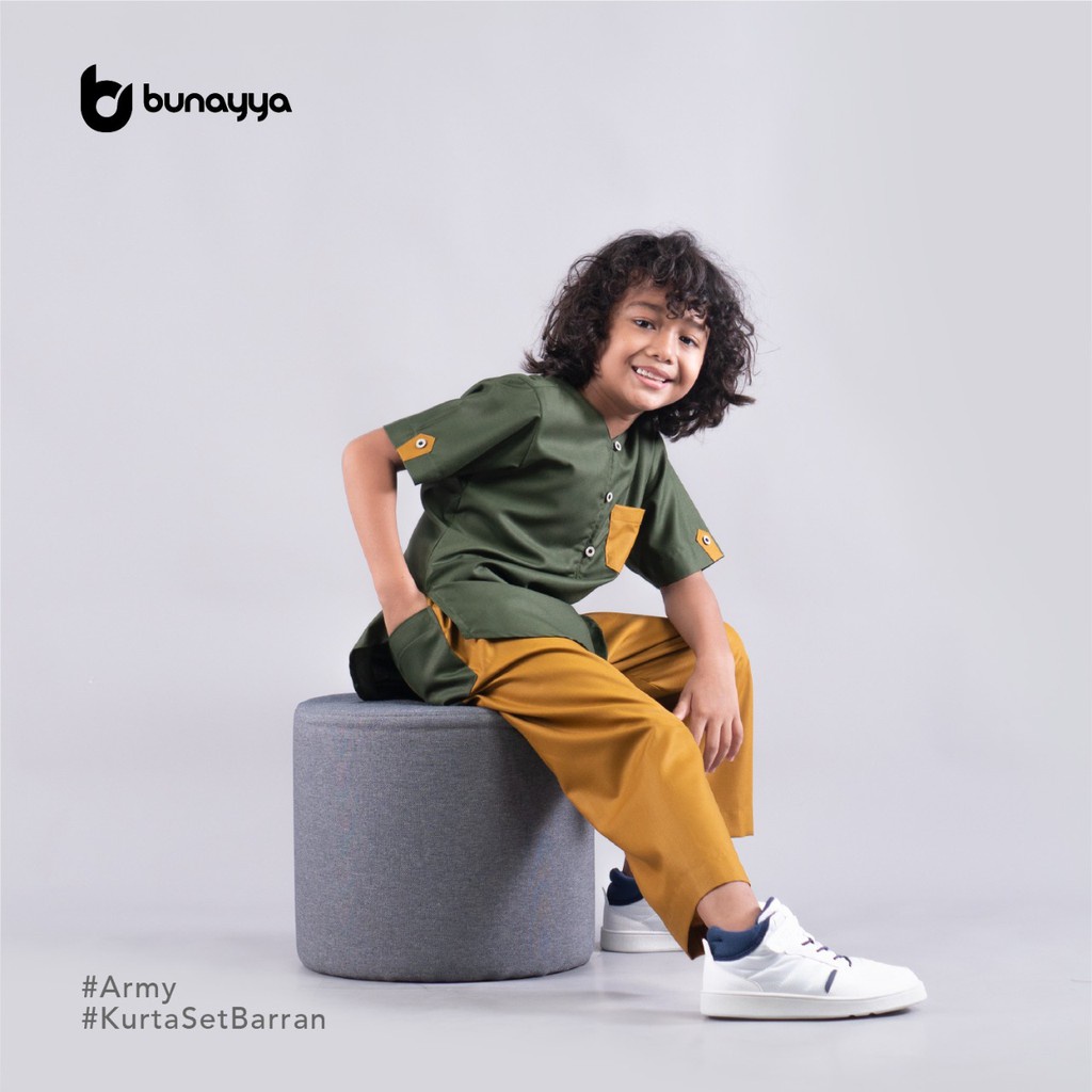 BUNAYYA SET KURTA BARRAN ANAK | SET KURTA ANAK DENGAN SIRWAL NYA | KURTA ANAK BUNAYYA