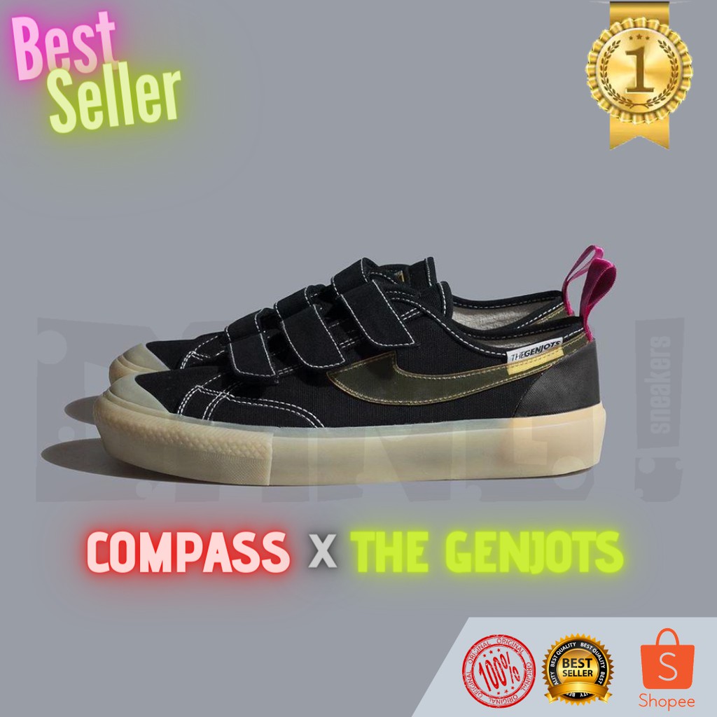 Sepatu Compass With The Genjots Low Version (Magenta/Yellow/Black/Cyan)-4