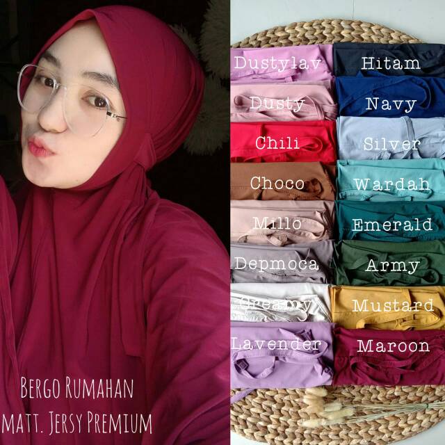Hijab Instan Bergo Rumahan