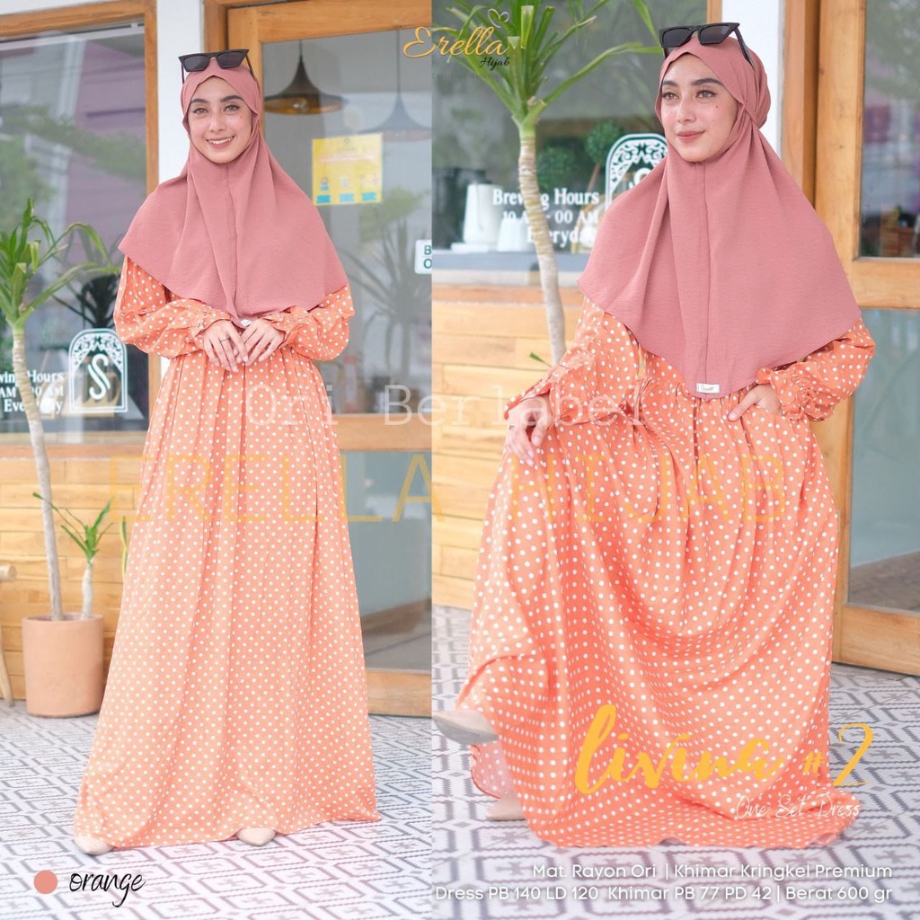 SET GAMIS SYARÍ LIVINA#2 BY ERELLA HIJAB