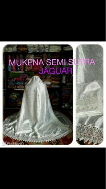 Mukena semi sutera alesya renda love