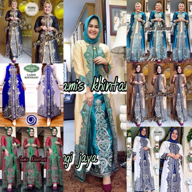 Gamis khintani ori pelangi jaya