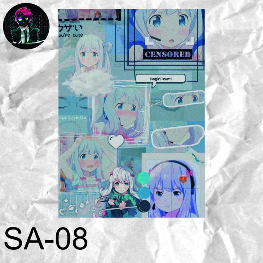 Poster Anime Aesthetic Eromanga Sense [SAGIRI]  Poster Aesthetic Anime Eromanga Sensei|Poster Sagiri-ESA08