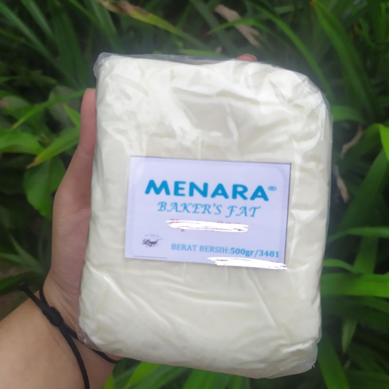 

MENTEGA PUTIH MENARA BAKERS FAT TIMBANG 500 GRAM/repack