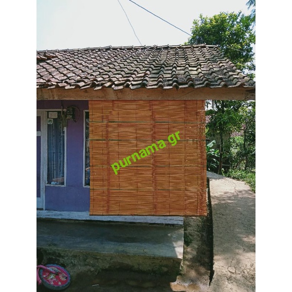 tirai/Tiraibambu/tirai ati bambu/Tiraibambu vernis/wide/kere/kerey/