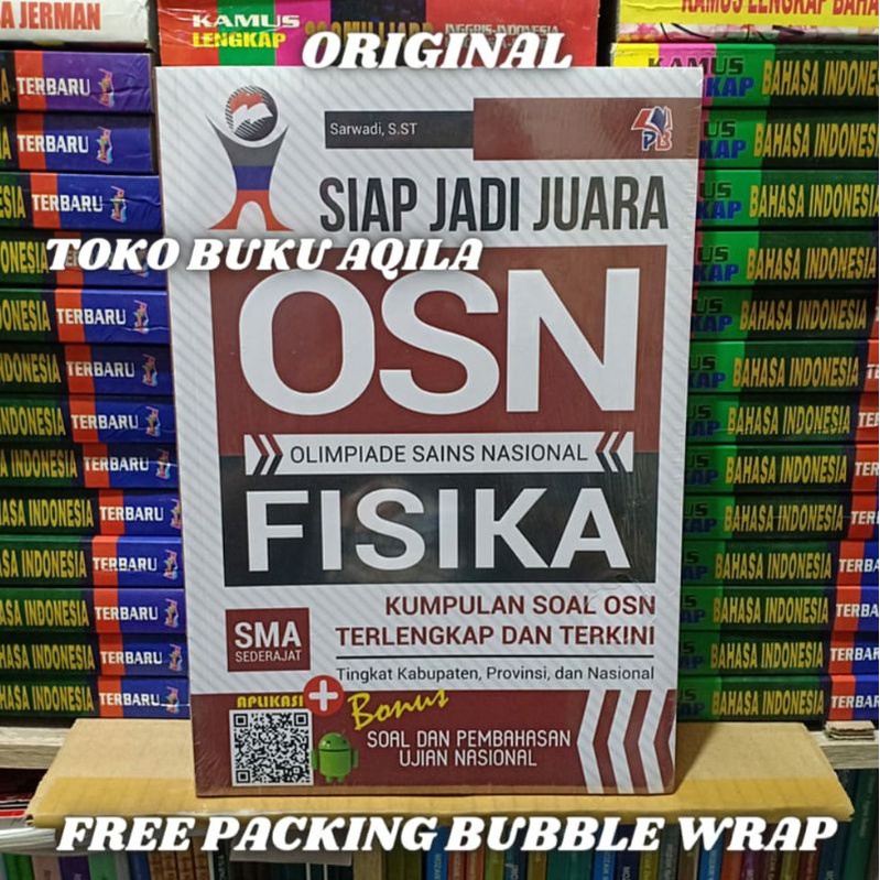 BEST SELLER Buku SOAL OSN SMA PUSTAKA BARU PRESS MATEMATIKA FISIKA KIMIA BIOLOGI EKONOMI GEOGRAFI AKUNTANSI KOMPUTER KEBUMIAN-OSN FISIKA SMA